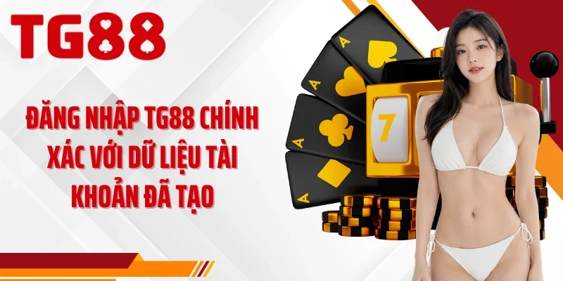 Đăng nhập TG88 chính xác với dữ liệu tài khoản đã tạo