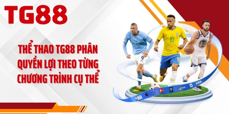Thể thao TG88 phân quyền lợi theo từng chương trình cụ thể