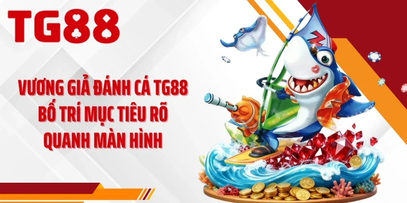 Vương giả đánh cá TG88 bố trí mục tiêu rõ quanh màn hình